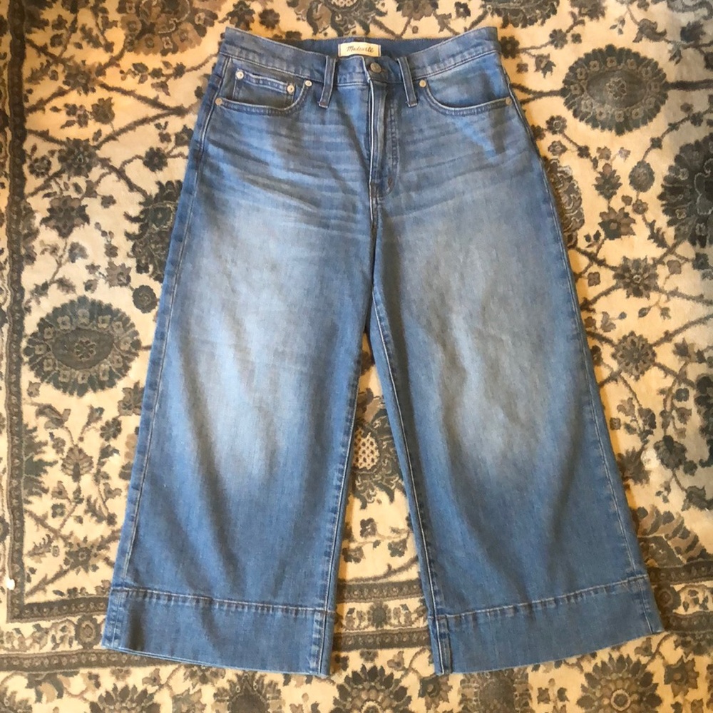 Madewell Wide leg crop Jean. 29P.